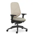 Produktbild: Sedus se:kit pro Bürostuhl mit Synchronmechanik, individueller Gewichtseinstellung, Lordosenstütze und membranbespannter Rückenlehne in beige/creme