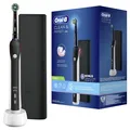 Produktbild: Oral-B Clean & Protect Zahnbürste (3D-Technologie, visuelle Andruckkontrolle, 2 Putzprogramme: Tägliche Reinigung und Sensitiv, bis zu 2 Wochen Akku-Laufzeit, integrierter 2-Minuten-Timer, Handstück mit Ladestation, 1 Aufsteckbürste, 1 Reise-Etui, made in