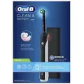Produktbild: Oral-B Elektrische Zahnbürste Clean & Protect Cross Action Black, Aufsteckbürsten: 1 St., inkl. Reise-Etui schwarz