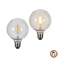 Produktbild: E27 - STAR Filament LED Lampe 1 Watt  G95 (PC) Globe extra warmweiß 2200K