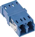 Produktbild: InLine® LWL Kupplung, Duplex LC/LC, singlemode, blau, Keramik-Hülse