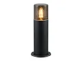 Produktbild: TRIO Leuchten LED Sockelleuchte aus Aluminium Schwarz & Rauch, Höhe 30cm, LED wechselbar, Warmweiß, Außen Wegeleuchte zur Garten Wegbeleuchtung, Gartenlampe, Außenleuchte