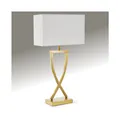 Produktbild: tectake® Tischleuchte, modernes Design, blendfreies Licht, Kippschalter am Kabel, 27 x 12 x 51,5 cm