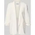 Produktbild: Pieces Regular Fit Longblazer mit Viskose-Anteil Modell 'BOSELLA' in Weiss, Größe L
