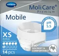 Produktbild: MOLICARE Premium Mobile 6 Tropfen Gr.XS 14 St