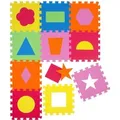 Produktbild: LittleTom Baby Puzzlematte Spielmatte 30 x 30 cm Bunt 10 Stück mit Symbolen
