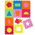 Produktbild: LittleTom 9 Teile Spielmatte ab Null - 30x30 Schaumstoff Puzzlematte Kinder Isomatte Babyspielteppich Outdoor - Puzzle Teppich Matte Babykrabbelmatte Abwaschbar Bodenschutzmatte Kinderzimmer