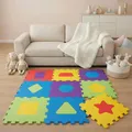 Produktbild: LittleTom Baby Puzzlematte Ab Null Kinder Spielmatte EVA Krabbelmatte Symbole