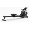 Produktbild: Sportstech Magnet-Rudergerät PROwer, in Schwarz mit 32 Magnet-Widerstandsstufen, Tablethalterung, LED Knob, leise, vertikale Aufbewahrung