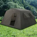 Produktbild: Gruppenzelt Zelt Oliv mit Boden Outdoor Camping 6 Person Army Tent