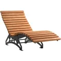 Produktbild: SOTECH Untergestell Gartenliege LOUNGER 680 mm Breit Stahl Schwarz Sonnenliege