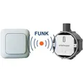 Produktbild: Smarthome Funk Schalterset - Funk-einbauschalter + Funk-wandschalter Taster