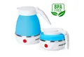 Produktbild: Aigostar Reise-Wasserkocher Mini Faltbarer Wasserkocher Klein, Tragbarer Reisewasserkocher, 1000,00 W, Faltbar, Automatische Erhitzung, Doppelte Schutzfunktion