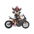 Produktbild: Sonic 3 der Film Shadow-Figur, 15 cm, beweglich, inklusive Shadow-Mobile von Jakks Pacific, Akustisch, Schwarz