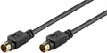 Produktbild: Goobay 50057 S-Video Verbindungskabel, einzeln geschirmt, 1 m - Mini-DIN 4-Steck