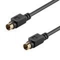 Produktbild: 1 m SVHS Kabel S-Video 4 pol min DIN Stecker S-Video vergoldet Anschlusskabel TV