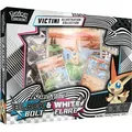 Produktbild: Pokémon TCG 10-10029-102 Victini Illustrationskollektion, Sammelkartenspiel, 1 Full-Art-Foil-Promokarte, 4 Boosterpacks, übergroße Foil-Promokarte
