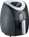 Produktbild: SEVERIN Heißluftfritteuse mit 6 Automatikprogrammen, Airfryer zum Frittieren ohne Fett, innovative Heißluft-Technologie für gesundes Frittieren, Schwarz/Edelstahl, FR 2430