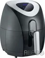 Produktbild: Heißluftfritteuse 3,2L Touch Schwarz Edelstahl 6 Programme Antihaft