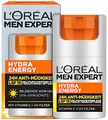 Produktbild: L'Oréal Men Expert Gesichtspflege mit LSF 15 für Männer, Belebende Feuchtigkeitscreme 24H Anti-Müdigkeit mit Sonnenschutz, Gesichtscreme für Herren mit Vitamin C und Proteinen, Hydra Energy, 1 x 50 ml