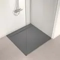 Produktbild: Ideal Standard Ultra Flat S i.life Brausewanne T5242FS 120 x 120 x 3,2 cm, quarzgrau, quadratisch