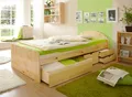 Produktbild: TiCAA Schubkastenbett Erna Kiefer Natur (90 x 200 cm) NEU