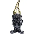 Produktbild: Kare Design Deko Figur Zwerg Standing Gold/Schwarz, Deko Objekt, Dekoration für Wohnzimmer, Schlafzimmer, Büro, Regale, Gartenzwerg, Accessoire, 46x15x19 cm (H/B/T)