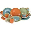 Produktbild: Creatable Kombiservice Country, Mehrfarbig, Keramik, 24-teilig, 300 ml, handbemalt, Essen & Trinken, Geschirr, Geschirr-Sets, Kombiservice