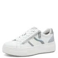 Produktbild: Tamaris Comfort Damen Plateau Sneaker mit Reißverschluss Low Top, Mehrfarbig (Denim Comb), 39 EU