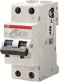 Produktbild: ABB FI/LS-Schalter DS201A-B16/0,01 | 1-polig+N | Typ A | B-Charakteristik | 16A | 10mA | 6kA | AC 230V | IP20