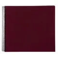 Produktbild: goldbuch Spiralalbum Bella Vista ohne Fenster 35x30 40 schwarze Seiten bordeaux