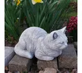 Produktbild: gartendekoparadies.de Gartenfigur Liegende Katze, Steinfigur, H. 17 cm, 8 kg, Frostsicher