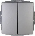 Produktbild: Kopp Doppel/Wechselschalter VENEDIG platin, 600343084