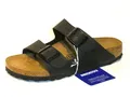 Produktbild: Birkenstock Arizona Birkoflor Sandalen Pantoletten schwarz 0051793 Schmale Weite