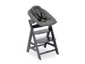 Produktbild: Hauck Hochstuhl-Set Alpha Newborn Set, Anthrazit, Holz, Metall, Buche, massiv, teilmassiv, 65x93.5x49 cm, Bezug abnehmbar, waschbar, 5-Punkt-Gurt, Babymöbel, Hochstühle & Zubehör, Hochstühle