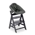 Produktbild: Hauck Alpha Newborn Set Plus Dark Grey Hochstuhl & Babywippe TOP