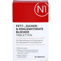 Produktbild: N1 Fettblocker zum Abnehmen + Kohlenhydrateblocker 45 St