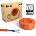 Produktbild: 100m CAT.7 Kabel Netzwerkkabel , Cat.7 AWG 25 Verlegekabel