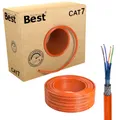 Produktbild: CAT.7 Verlegekabel BESTGigabit Netzwerkkabel KUPFER Lan 1000Mhz S/FTP 100m AWG26