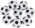Produktbild: GOLDGE 8 Stück Tischfußball Kickerbälle Kugeln Mini Ball Schwarz Weiß
