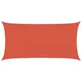 Produktbild: vidaXL Sonnensegel Sonnenschutz Windschutz Sonnendach UV Schutz Sonnenschutzsegel Schattenspender Garten Terrasse Balkon 160g/m² Terrakottarot 2,5x5m HDPE