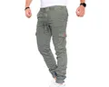 Produktbild: Styleko Cargohose Herren Cargohose aus Baumwolle Outdoorhose männer verwaschen Cargohose Chino Hose Sporthose Freizeithose Jogging treckking Casual Hose |6 Taschen 8001 (Olive, 33)