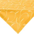 Produktbild: Erwin Müller Tischwäsche, Mitteldecke, Tischdecke Uni, Remscheid Mango Größe 80x80 cm - hochwertige Qualität mit Fleckschutz ausgerüstet und Kuvertsaum, Rankenmuster
