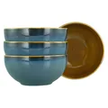 Produktbild: CreaTable 22886 Serie Mallorca Bowl Buddha Sets 4-teiliges Geschirrset Steinzeug