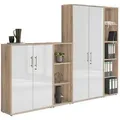 Produktbild: Aktenschrank Office Edition Sw Set 4 Sonoma Eiche/Weiß