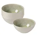 Produktbild: Ritzenhoff & Breker Cecina Müslischalen 6er Set, 16 cm, Moderne Dessertschalen im Manufaktur-Look, Mix & Match-Geschirr, Spülmaschinenfest und Alltagstauglich, Steinzeug, Jade
