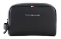 Produktbild: Tommy Hilfiger Herren Kulturbeutel Essential PU Washbag Kunstleder, Schwarz (Black), Einheitsgröße