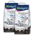 Produktbild: Biokat's Diamond Care Fresh Katzenstreu mit Babypuder-Duft - 2 Sack (2 x 10 L)