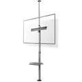 Produktbild: Vollbeweglicher Tv Stander 37 - 70 - Maximal Unterstutzes Bildschirmgewicht 30 Kg Kippbar Drehbar Einstellbare Voreingestellte Hohen Aluminium Stahl Schwarz Silber