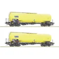 Produktbild: Roco H0 Ro 2er-Set Kesselwagen, Gatx (Dc) (Spur H0) (76025)